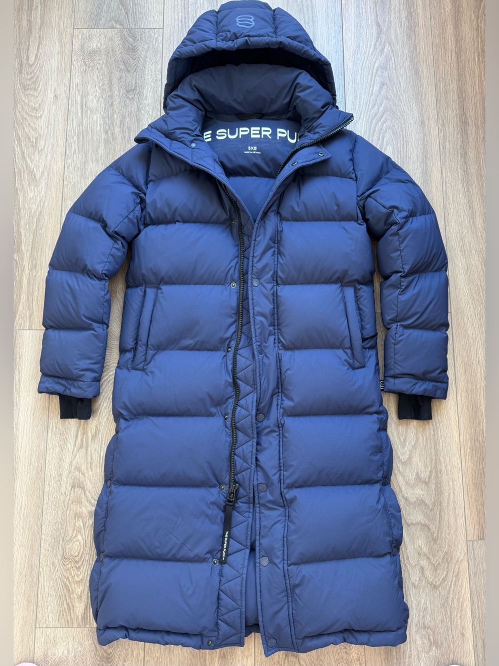 Aritzia The Super Puff Long- cliMATTE- Navy